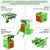 STEM 13ü 1 Arada Eğitim Güneş Enerjili Robot Oyuncak Green