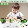 STEM 13ü 1 Arada Eğitim Güneş Enerjili Robot Oyuncak Green