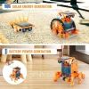 STEM 13ü 1 Arada Eğitim Güneş Enerjili Robot Oyuncak Turuncu