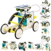 STEM 13ü 1 Arada Eğitim Güneş Enerjili Robot Oyuncak White1