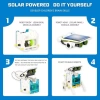 STEM 13ü 1 Arada Eğitim Güneş Enerjili Robot Oyuncak White1