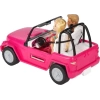 Sundress ve Ken Kıyafetli Bebekle Barbie Arabası