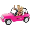Sundress ve Ken Kıyafetli Bebekle Barbie Arabası