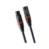 SVS SoundPath Dengeli XLR Ses Kablosu - 49,21 ft. (15 m) Mavi/Siyah