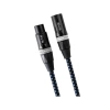 SVS SoundPath Dengeli XLR Ses Kablosu - 49,21 ft. (15 m) Mavi/Siyah
