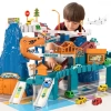 TEMI Boys Track Oyun Seti Orange-dinosaur Track Car
