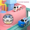 TEMİ Çocuk Yarış Pisti Oyuncakları Pink Car Race Track Toy race toy pink