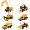 TEMI Çocuklar İçin Döküm İnşaat Araba Taşıyıcı Araç Oyuncak Construction Car