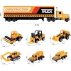 TEMI Çocuklar İçin Döküm İnşaat Araba Taşıyıcı Araç Oyuncak Construction Car