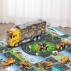 TEMI Çocuklar İçin Döküm İnşaat Araba Taşıyıcı Araç Oyuncak Construction Truck