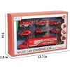 TEMI Çocuklar İçin Döküm İnşaat Araba Taşıyıcı Araç Oyuncak Fire Car