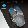 TENMOS T12 Kablosuz Oyun Mouse Şarj Edilebilir, 2.4G Sessiz Optik - Gri