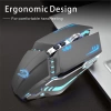 TENMOS T12 Kablosuz Oyun Mouse Şarj Edilebilir, 2.4G Sessiz Optik - Gri