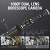 Teslong 1080P HD Çift Lensli Muayene Kamerası - 8+1 LED Işıklı - 5m Kablo - 8mm