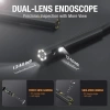 Teslong Çift Lensli Endüstriyel Endoskop 5 Inc Ekran - 5.5mm - 1.5m Kablo