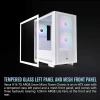 Thermaltake Versa H18 Temperli Cam Spcc Micro ATX Oyun Bilgisayarı Kasası H16 Snow