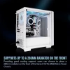 Thermaltake Versa H18 Temperli Cam Spcc Micro ATX Oyun Bilgisayarı Kasası H16 Snow