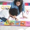 TOYK Kids Renkli Doodle Çizim Matı Alfabe ve Hayvanlar Pink