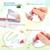 TOYK Kids Renkli Doodle Çizim Matı Alfabe ve Hayvanlar Pink