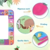 TOYK Kids Renkli Doodle Çizim Matı Alfabe ve Hayvanlar Pink