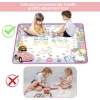 TOYK Kids Renkli Doodle Çizim Matı Okyanus Pink