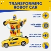Toysery Işıklı Oyuncak Dönüşen Robot Polis Arabası