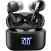 TOZO T20 LED Dijital Ekranlı Kablosuz Bluetooth Kulaklık Siyah