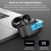 TOZO T20 LED Dijital Ekranlı Kablosuz Bluetooth Kulaklık Siyah