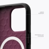 UAG Civilian Magnet MagSafe iPhone 15 Pro Kılıfı Bordeaux