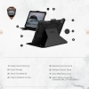 UAG iPad 10.9” 10. Nesil 2022 Ayarlanabilir Standlı Kılıf Metropolis - Black