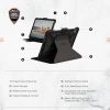 UAG iPad 10.9” 10. Nesil 2022 Ayarlanabilir Standlı Kılıf Metropolis SE - Black