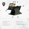 UAG iPad 10.9” 10. Nesil 2022 Ayarlanabilir Standlı Kılıf Scout Folio - Black/Olive