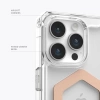 UAG Plyo MagSafe iPhone 15 Pro Max Kılıfı Plyo - Ice/Rose Gold