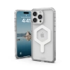 UAG Plyo MagSafe iPhone 15 Pro Max Kılıfı Plyo - Ice/White Hexagon