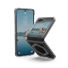 UAG Samsung Galaxy Z Flip 5 Plyo Pro Manyetik Kılıf Gümüş