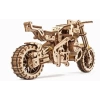 Ugears 3D Ahşap Puzzle Motosiklet Modeli Scrambler UGR-10