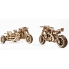 Ugears 3D Ahşap Puzzle Motosiklet Modeli Scrambler UGR-10