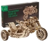 Ugears 3D Ahşap Puzzle Motosiklet Modeli Scrambler UGR-10
