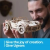 Ugears Mekanik Ahşap 3D Puzzle Araba Modeli