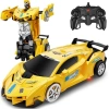 Uzaktan Kumandalı Dönüşüm Robotu RC Araba Yellow