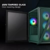 Vetroo M03 Micro ATX Mini ITX Kompakt Oyun Bilgisayarı Kasası M05 Army Green +3fans