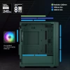 Vetroo M03 Micro ATX Mini ITX Kompakt Oyun Bilgisayarı Kasası M05 Army Green +3fans