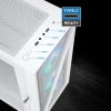 Vetroo M03 Micro ATX Mini ITX Kompakt Oyun Bilgisayarı Kasası M05 White