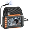 VEVOR Çift Lensli Işıklı Endoskop Kamerası - 15m Kablo 4.3inch IPS/15m