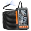 VEVOR Çift Lensli Işıklı Endoskop Kamerası - 15m Kablo 4.3inch IPS/15m