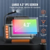 VEVOR Çift Lensli Işıklı Endoskop Kamerası - 15m Kablo 4.3inch IPS/15m