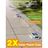 Viodaim Güneş Enerjili Garaj Yolu Işıkları 9 Renk Su Geçirmez - 4 Adet