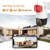 VSTARCAM 3MP Güvenlik 360° PTZ Kamera Dış Mekan Red