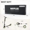 WAYPLUS Kick Scooter 6 Yaş ve Üzeri Green White