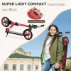 WAYPLUS Kick Scooter 6 Yaş ve Üzeri Kırmızı